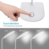Table Lamp for Study Led Light, Led Desk Light Touch Control Eye Caring, Desk Lamp